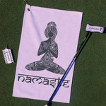 Lotus Pose Golf Towel Gift Set (Personalized)