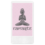 Lotus Pose Guest Paper Towels - Full Color