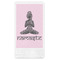 Lotus Pose Guest Napkin - Front View