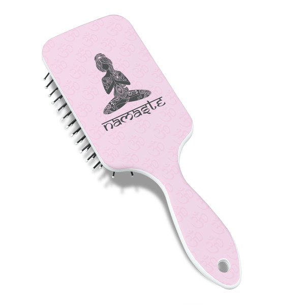 Lotus Pose Hair Brush - Angle View