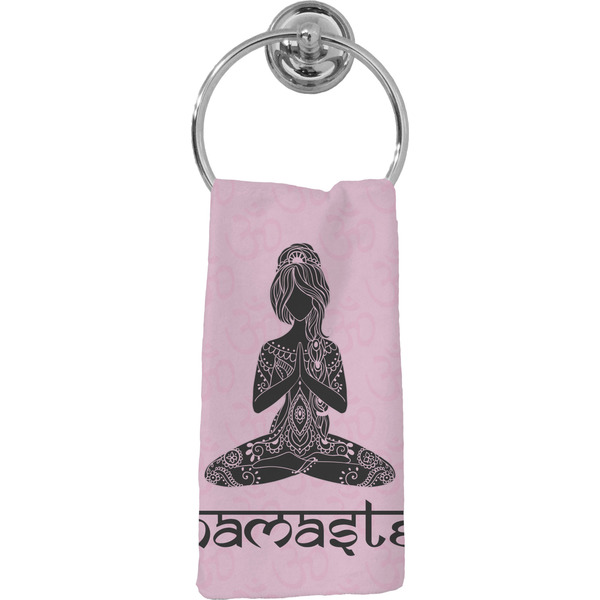 Custom Lotus Pose Hand Towel - Full Print (Personalized)