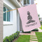 Lotus Pose House Flags - Double Sided - LIFESTYLE