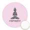 Lotus Pose Printed Cookie Topper - 2.5"