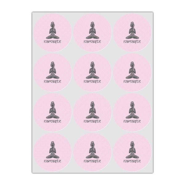 Lotus Pose Icing Circle - Small - Set of 12