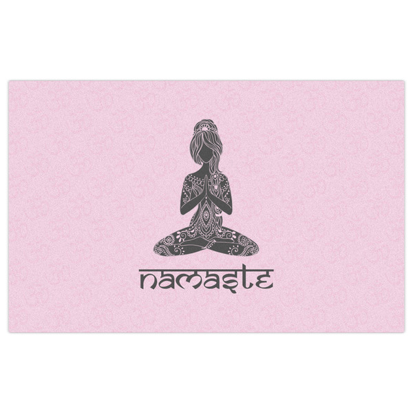 Lotus Pose Indoor / Outdoor Rug - 5'x8' - Front Flat