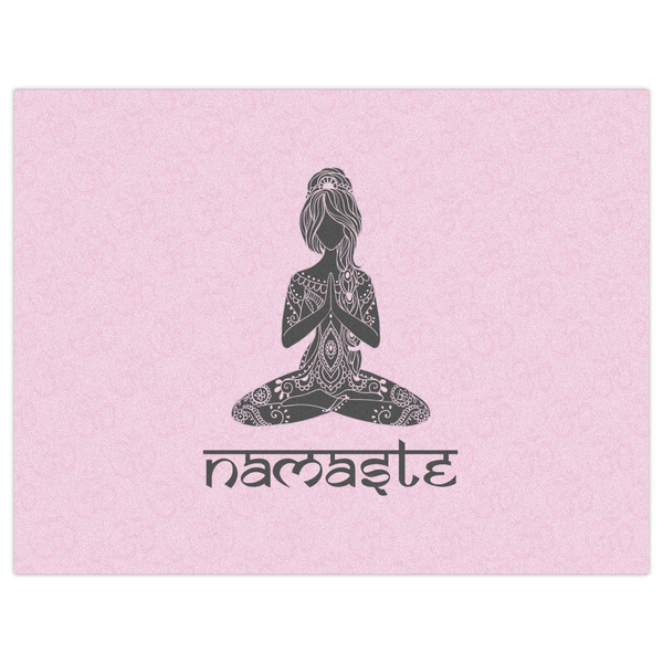 Lotus Pose Indoor / Outdoor Rug - 6'x8' - Front Flat