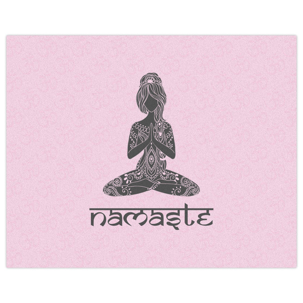 Lotus Pose Indoor / Outdoor Rug - 8'x10' - Front Flat