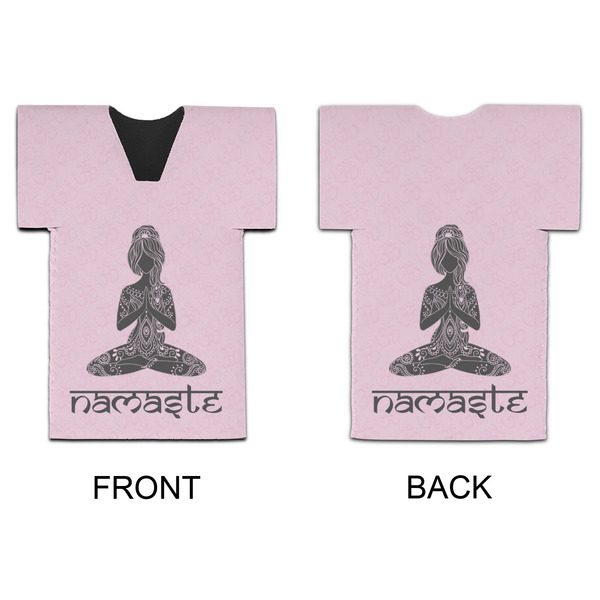 Lotus Pose Jersey Bottle Cooler - APPROVAL