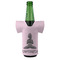 Lotus Pose Jersey Bottle Cooler - FRONT (on bottle)