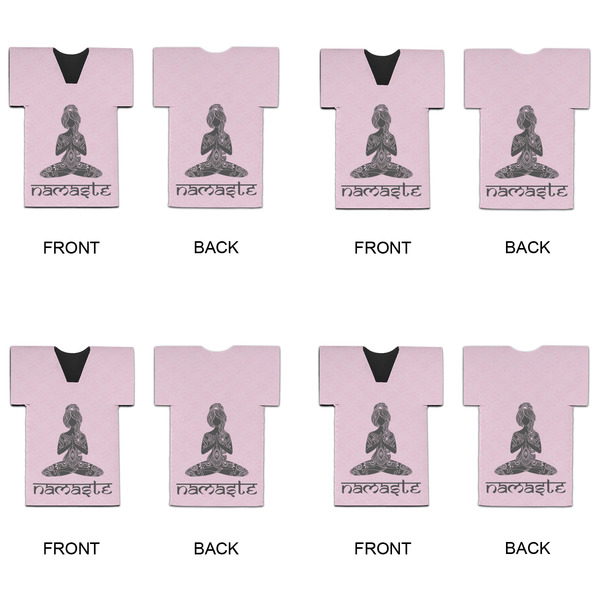 Lotus Pose Jersey Bottle Cooler - Set of 4 - APPROVAL