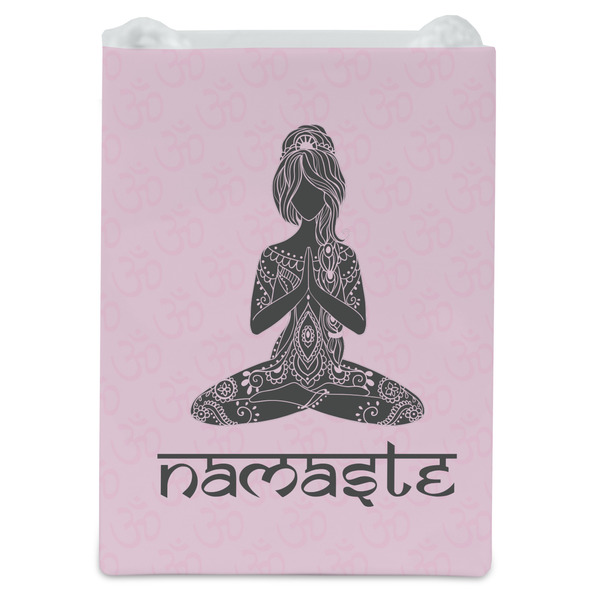 Lotus Pose Jewelry Gift Bag - Matte - Front