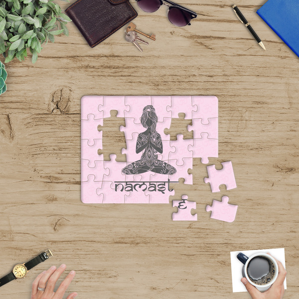 Lotus Pose Jigsaw Puzzle 30 Piece - In Context