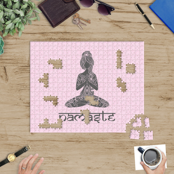 Lotus Pose Jigsaw Puzzle 500 Piece - In Context