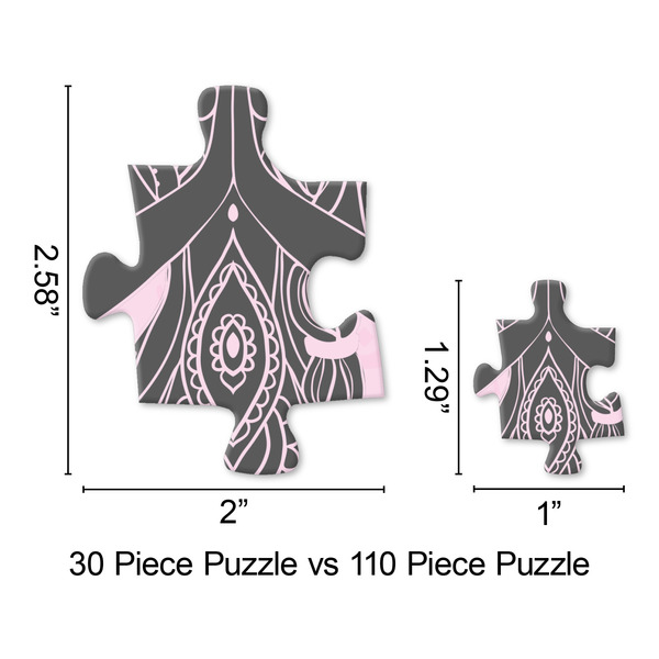Lotus Pose Jigsaw Puzzle - Piece Comparison