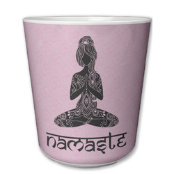 Lotus Pose Plastic Tumbler 6oz (Personalized)