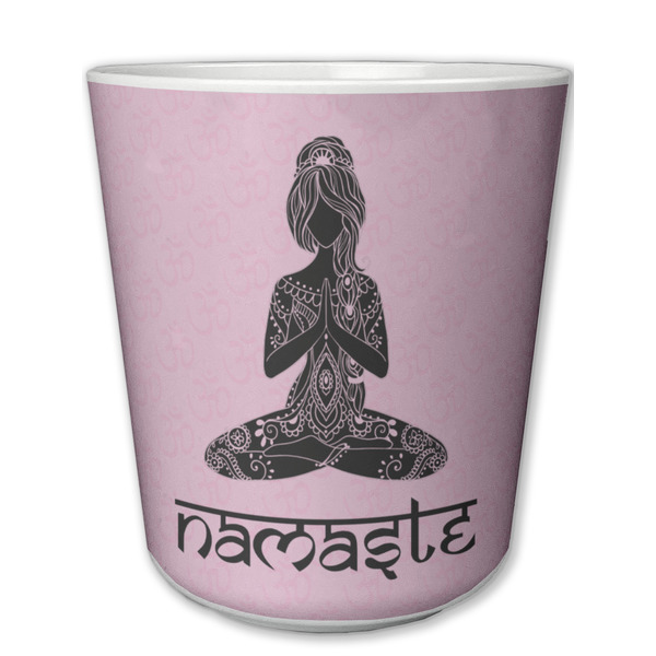 Custom Lotus Pose Plastic Tumbler 6oz (Personalized)