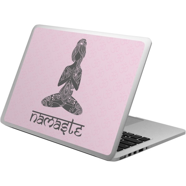 Custom Lotus Pose Laptop Skin - Custom Sized (Personalized)