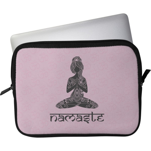 Custom Lotus Pose Laptop Sleeve / Case (Personalized)