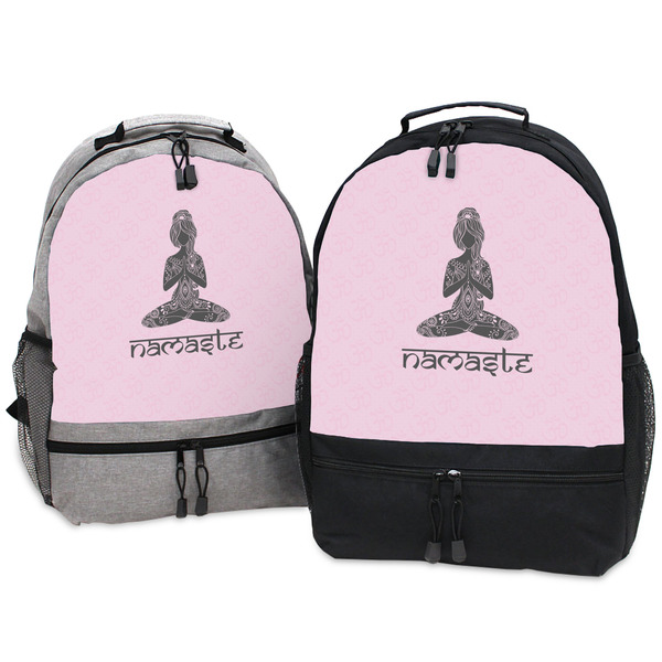Lotus Pose Large Backpacks - Both