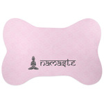 Lotus Pose Bone Shaped Dog Food Mat (Personalized)