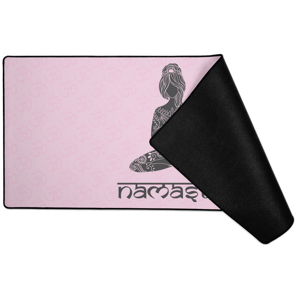 Lotus Pose Large Gaming Mats - FRONT W/ FOLD
