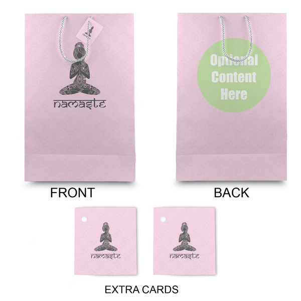 Lotus Pose Large Gift Bag - Approval