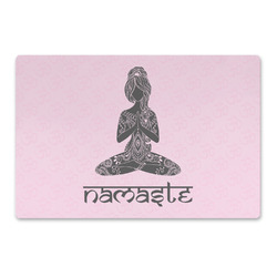 Lotus Pose Large Rectangle Car Magnet
