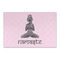 Lotus Pose Large Rectangle Car Magnet