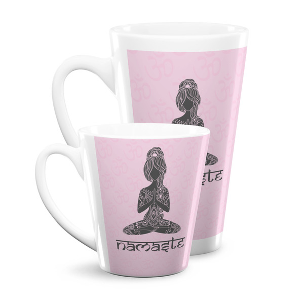 Lotus Pose Latte Mugs Main