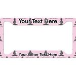 Lotus Pose License Plate Frame
