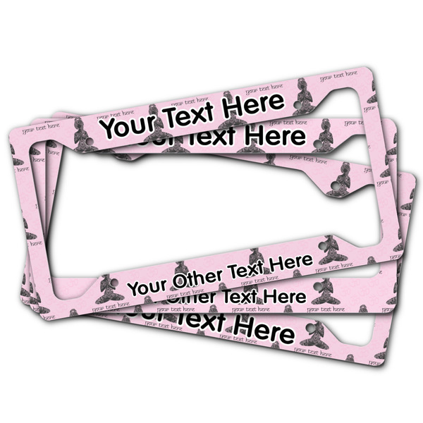 Lotus Pose License Plate Frames - (PARENT MAIN)