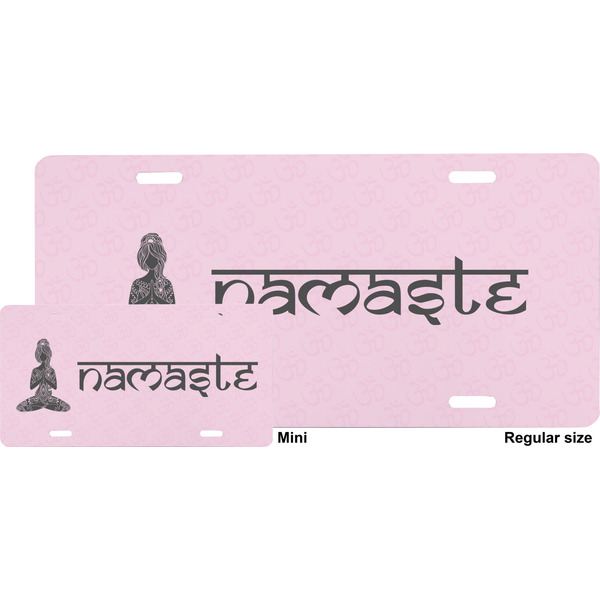Lotus Pose License Plate (Sizes)