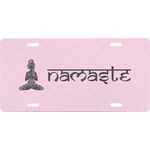 Lotus Pose Front License Plate (Personalized)