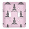 Lotus Pose Light Switch Cover (2 Toggle Plate) (Personalized)