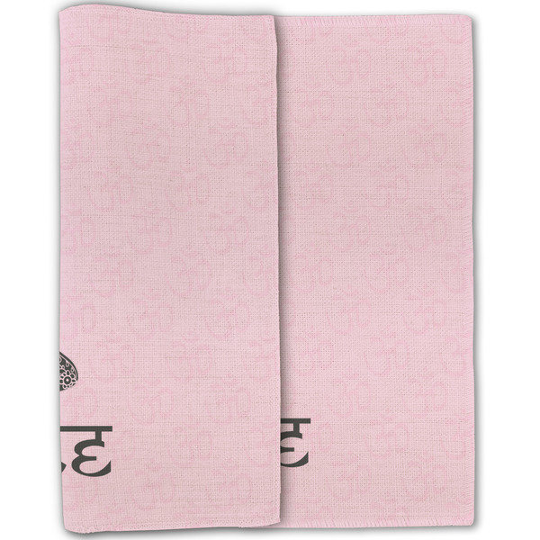 Lotus Pose Linen Placemat - Folded Half (double sided)