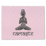 Lotus Pose Single-Sided Linen Placemat - Single