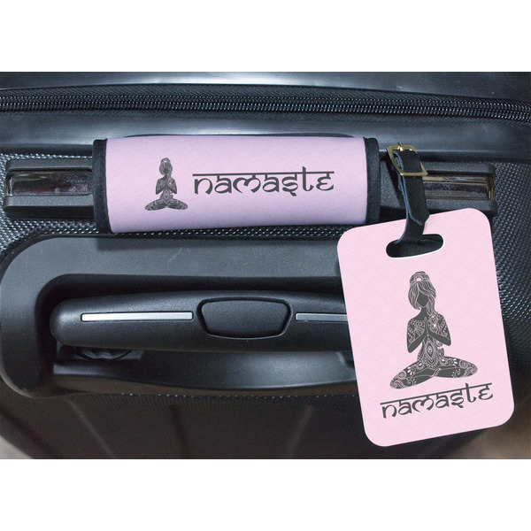 Lotus Pose Luggage Wrap & Tag