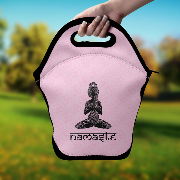 Lotus Pose Lunch Bag - Hand