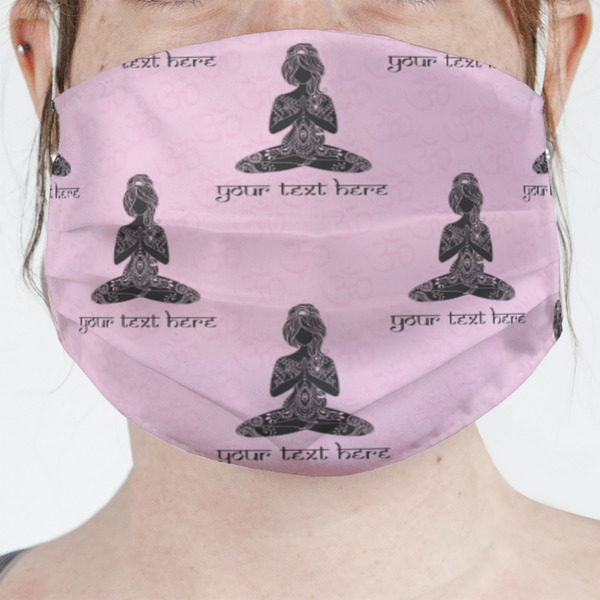 Custom Lotus Pose Face Mask Cover (Personalized)