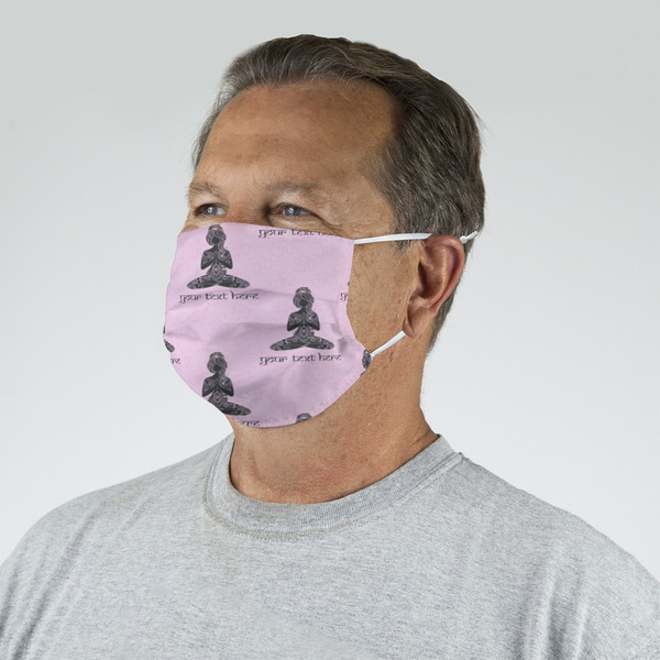 Lotus Pose Mask - Quarter View on Guy