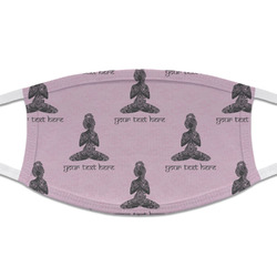 Lotus Pose Cloth Face Mask (T-Shirt Fabric) (Personalized)