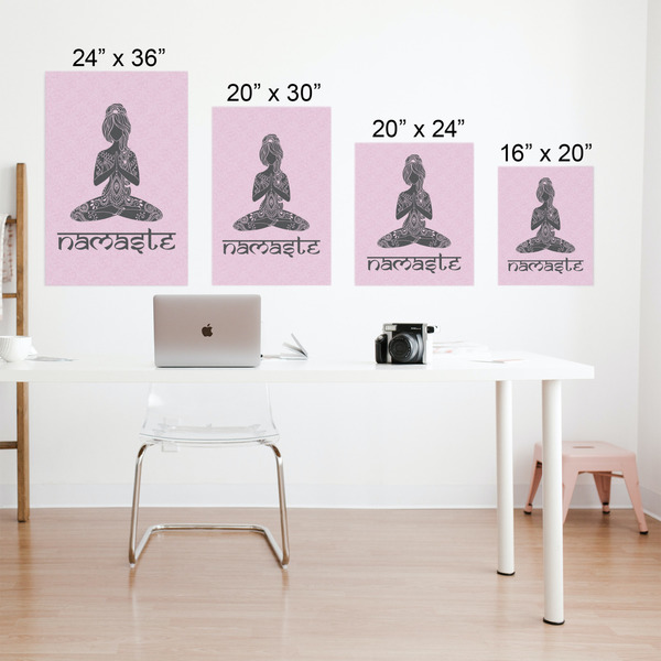 Lotus Pose Matte Poster - Sizes