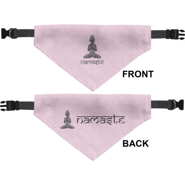 Lotus Pose Medium Dog Bandana Approval