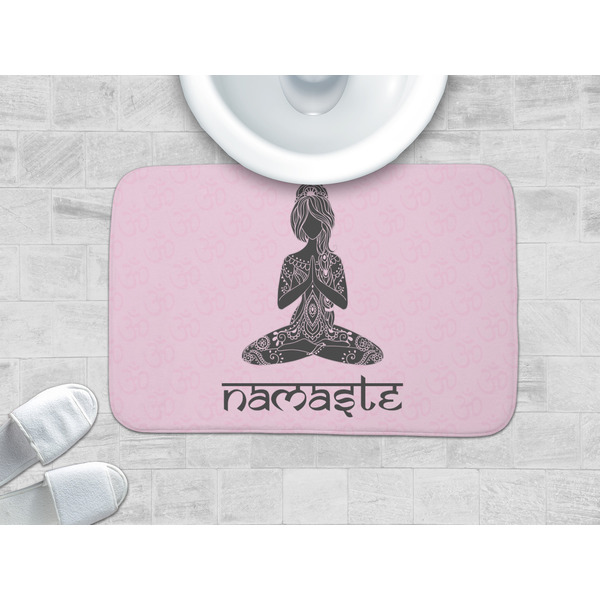 Lotus Pose Memory Foam Bath Mat - LIFESTYLE 34x21