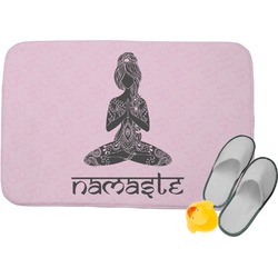 Lotus Pose Memory Foam Bath Mat (Personalized)