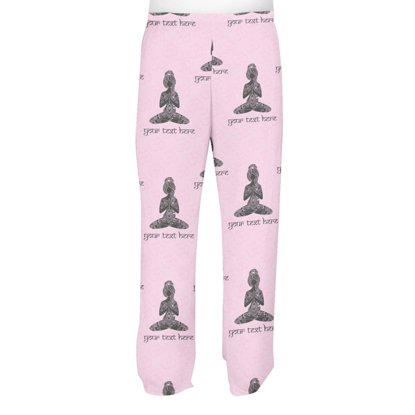 Lotus Pose Men's Pjs Back - on model