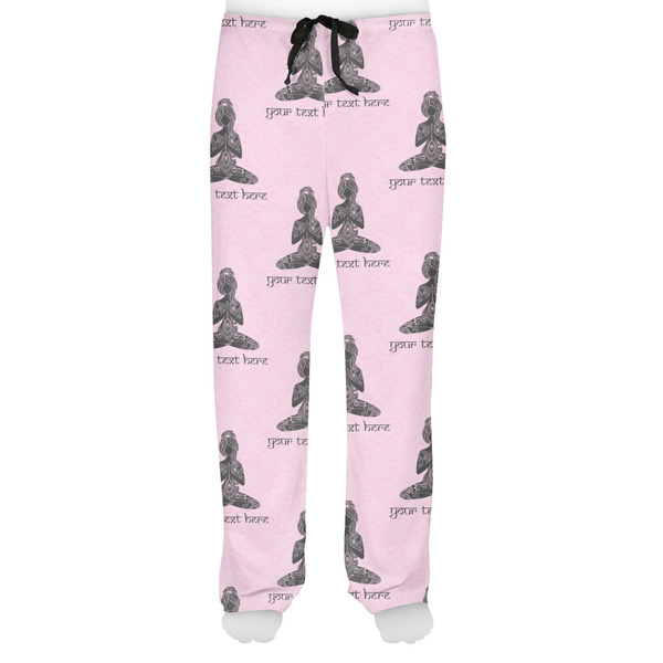 Lotus Pose Men's Pjs Front - on model