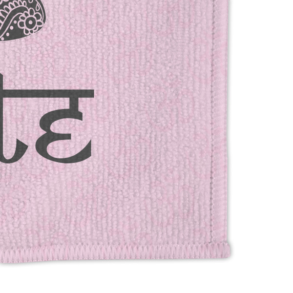 Lotus Pose Microfiber Dish Rag - DETAIL