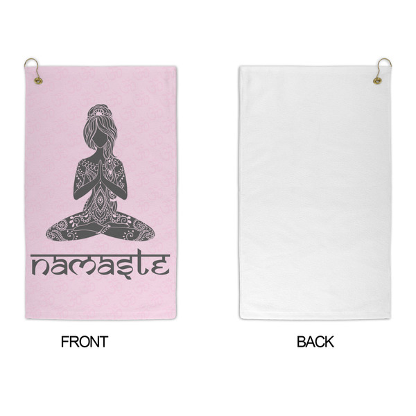 Lotus Pose Microfiber Golf Towels - APPROVAL