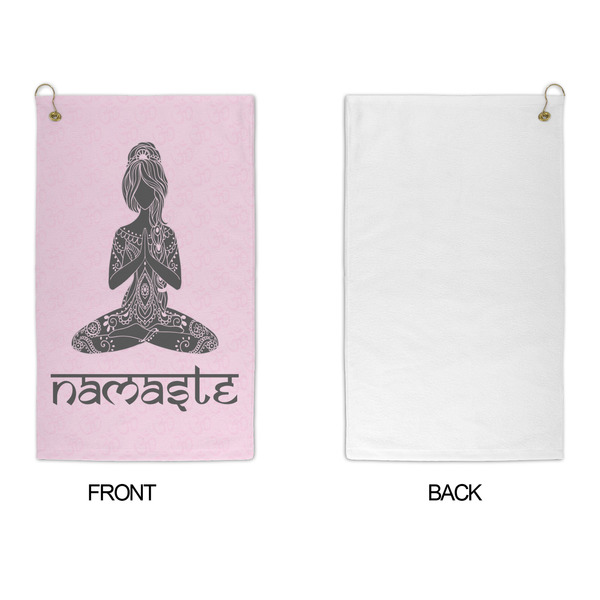 Lotus Pose Microfiber Golf Towels - APPROVAL